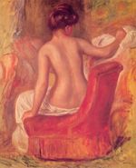 Nude in a chair 1900